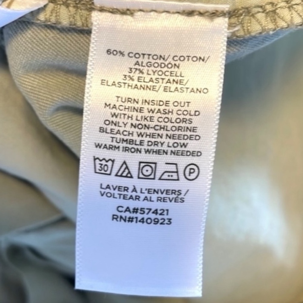 LOFT Wide Leg Pants in Light Gray - Picture 7 of 7